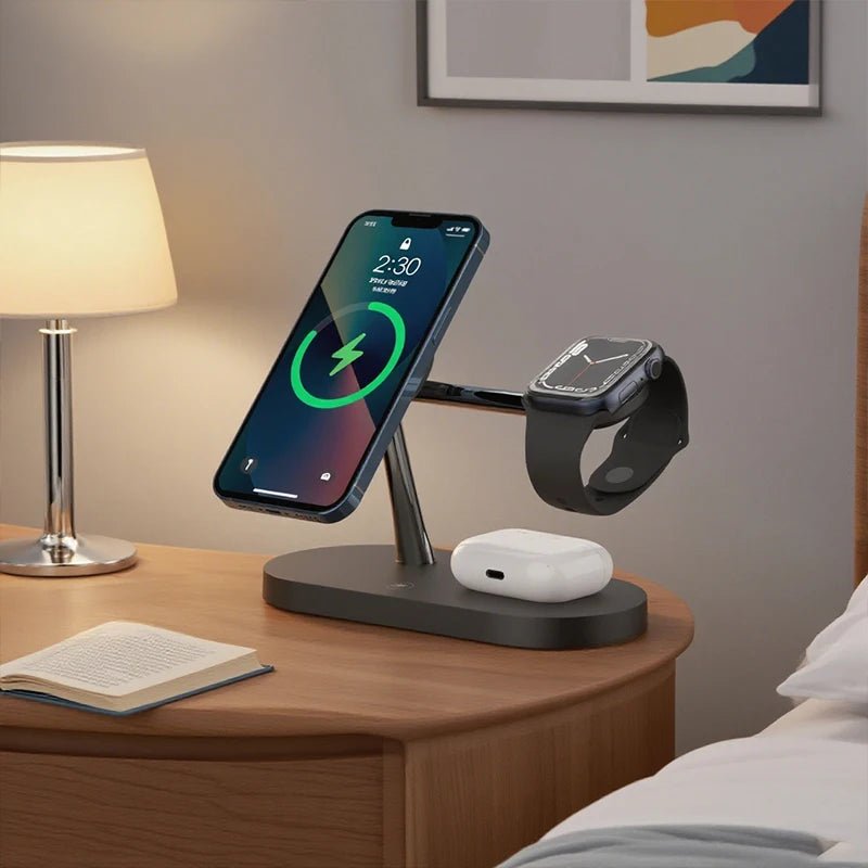 3-in-1 Laadstation voor iPhone, Watch en AirPods