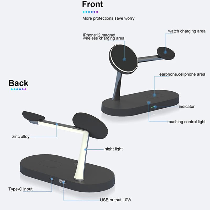 3-in-1 Laadstation voor iPhone, Watch en AirPods
