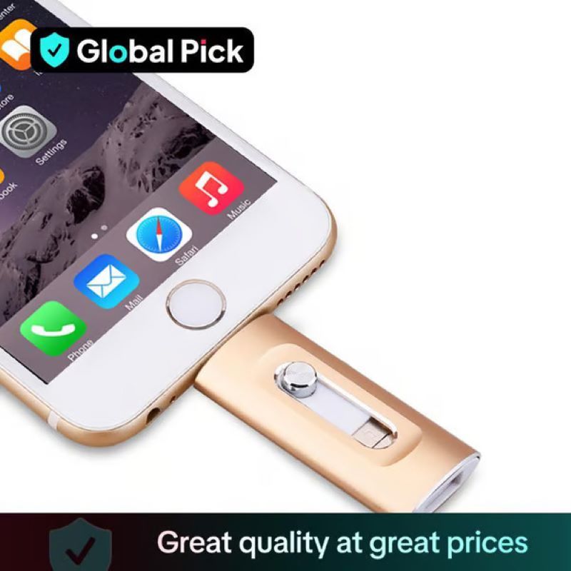 3-in-1 USB-flashdrive voor Mobiele Telefoon en Computer