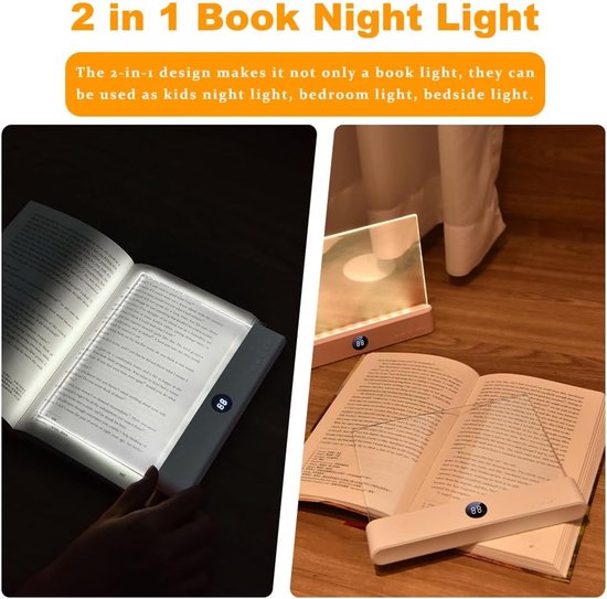 Leeslampje voor boek