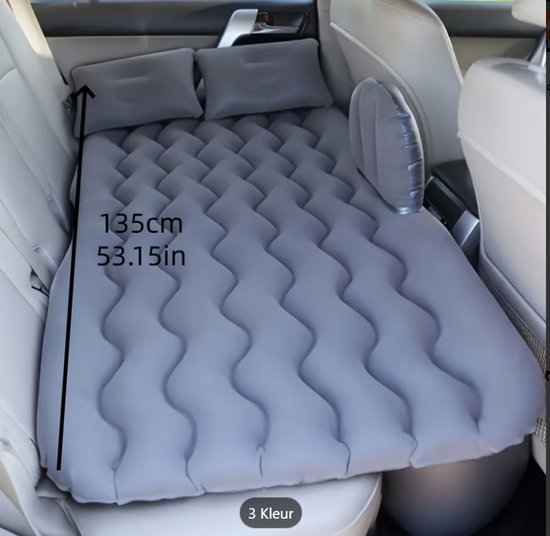 Auto Luchtopblaasbare Reis Matras met Kussens & Repareerset - RoadRest