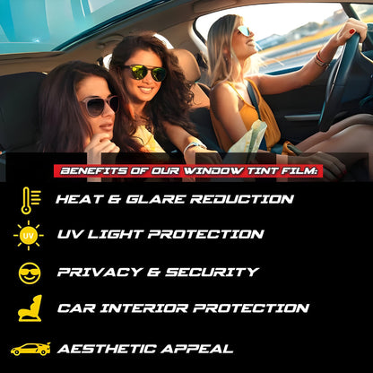 Auto Raam Tint Film Hitte- en UV-bescherming Universaal