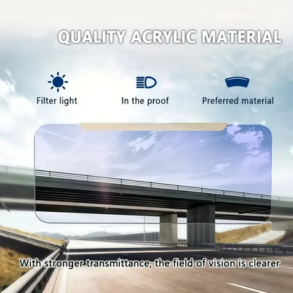 Autozonneklepverlenger met Anti-glare Functie