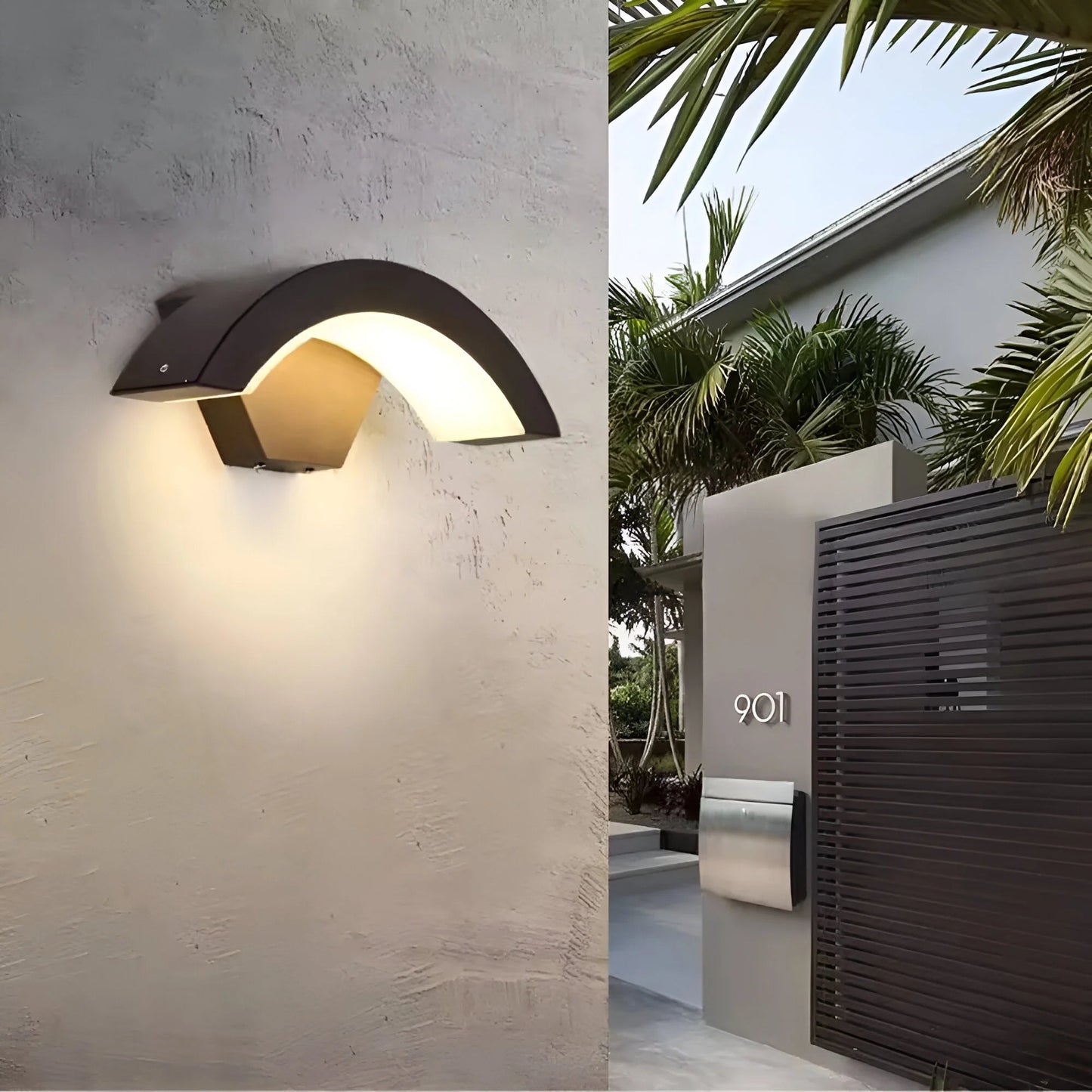 Buiten Wandlamp met Bewegingssensor voor Tuin en Patio Moderne Verlichting