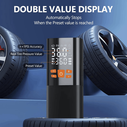 Draagbare Luchtcompressor 180 PSI met Digitaal Display