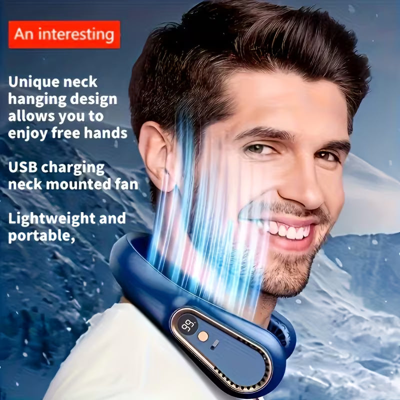 Draagbare USB Nekventilator met 360°