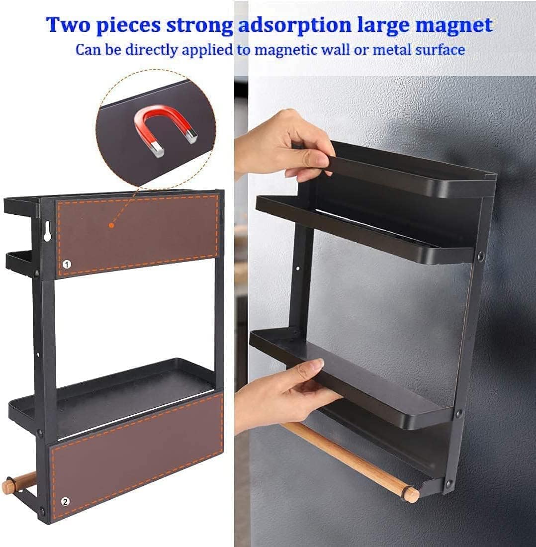 magnetisch keuken kruidenrek met keukenpapier houder – oryden