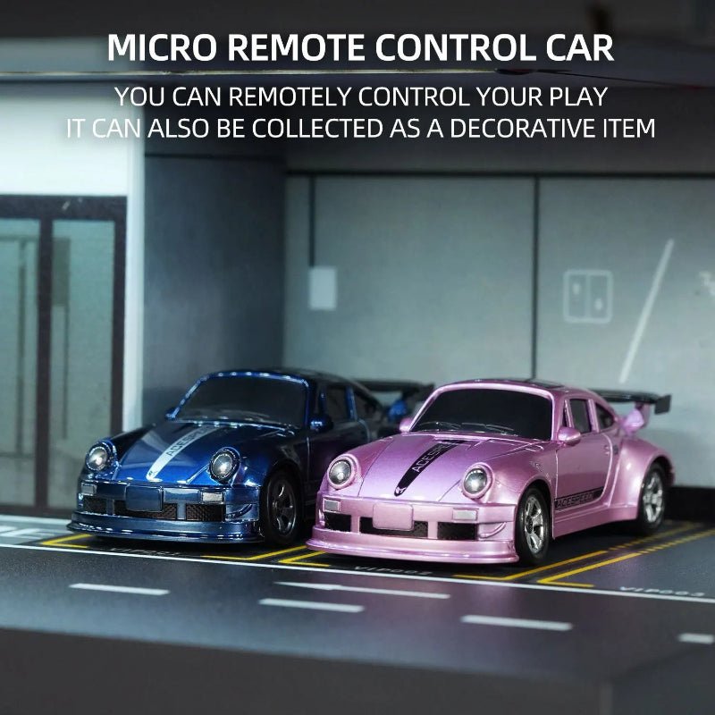 Mini RC Auto 1:64 met Driftfunctie en 2,4 GHz Afstandsbediening