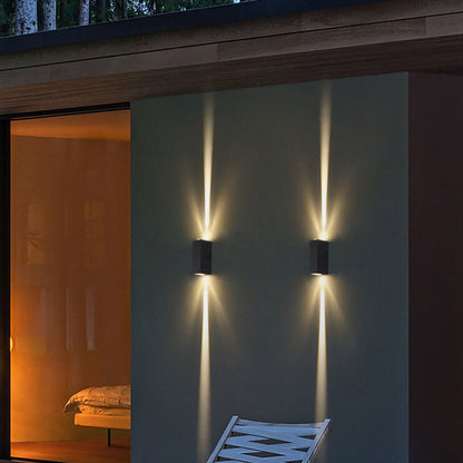 Moderne LED Wandlamp voor Buiten met Waterdichte Constructie