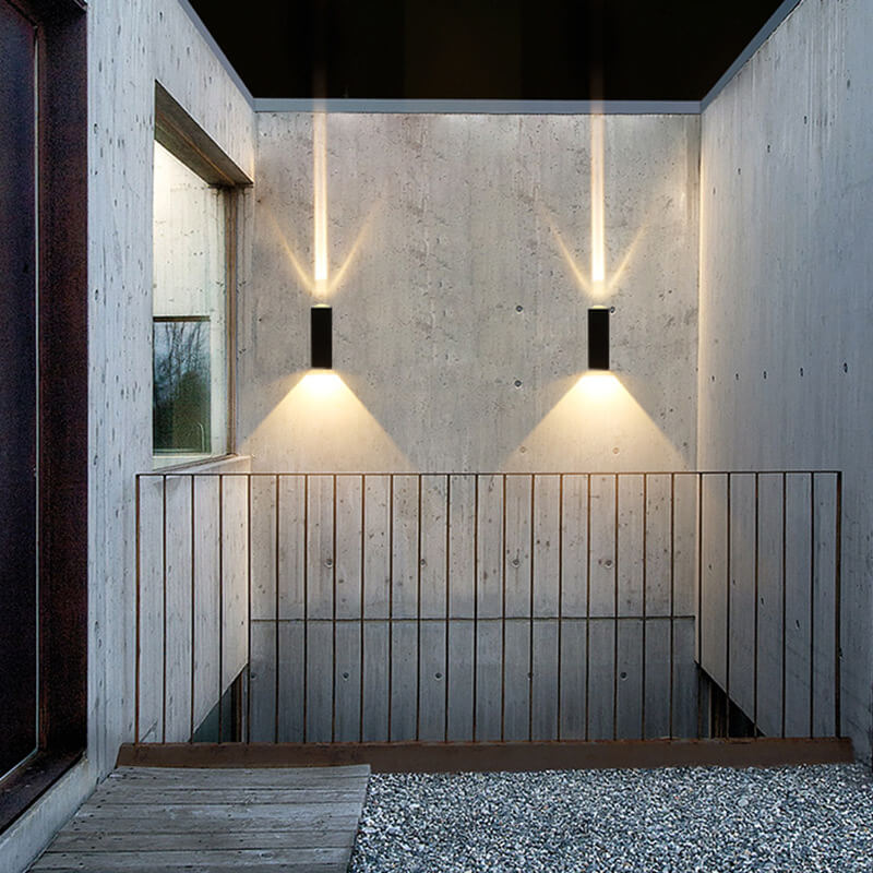 Moderne LED Wandlamp voor Buiten met Waterdichte Constructie