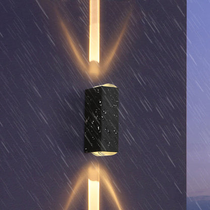 Moderne LED Wandlamp voor Buiten met Waterdichte Constructie