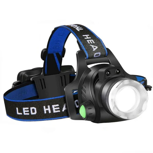 Oplaadbare LED-koplamp Tactische Hoofdlamp met Zoomfunctie