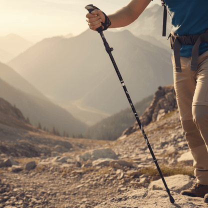 Verstelbare Trekkingstokken met Ergonomische Handgreep