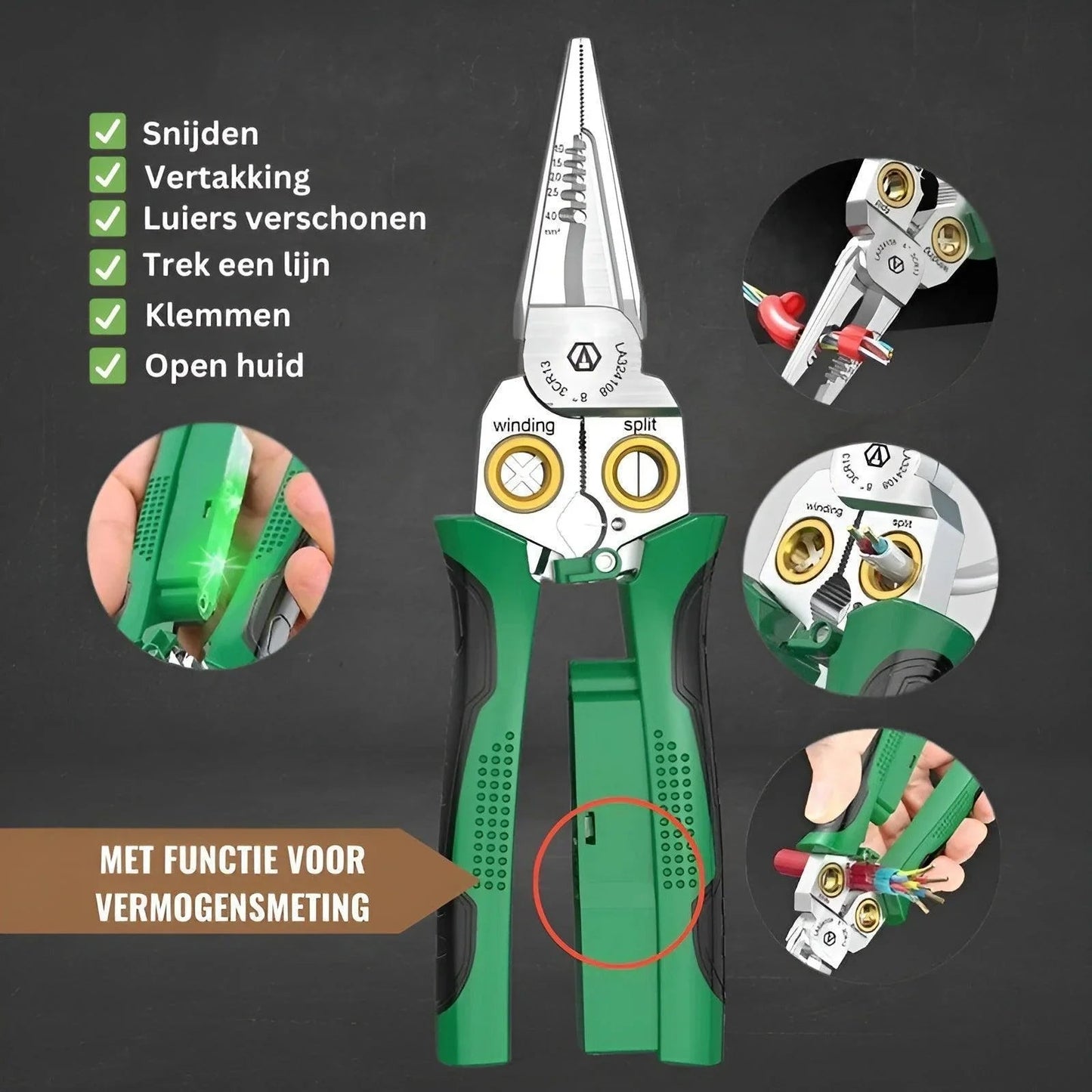 Multifunctionele striptang | Precisie strippen en snijden