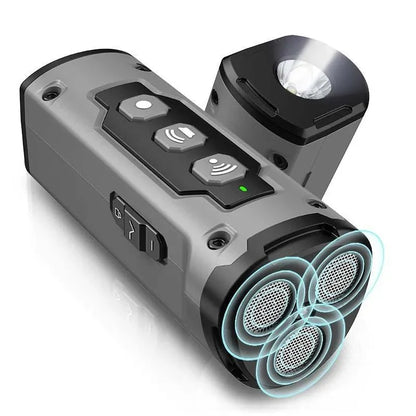 Ultrasone Anti Blaf Trainer met LED Zaklamp  – Oplaadbare Honden Afweerapparaat